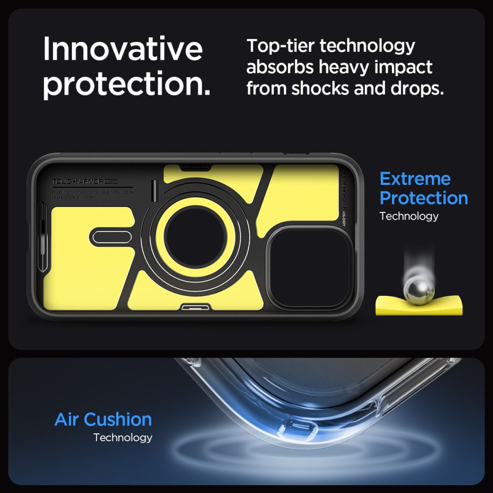 ETUI SPIGEN TOUGH ARMOR MAG MAGSAFE IPHONE 15 PRO CZARNE