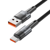 KABEL TECH-PROTECT ULTRABOOST TYPE-C CABLE 66W/6A 25CM SZARY