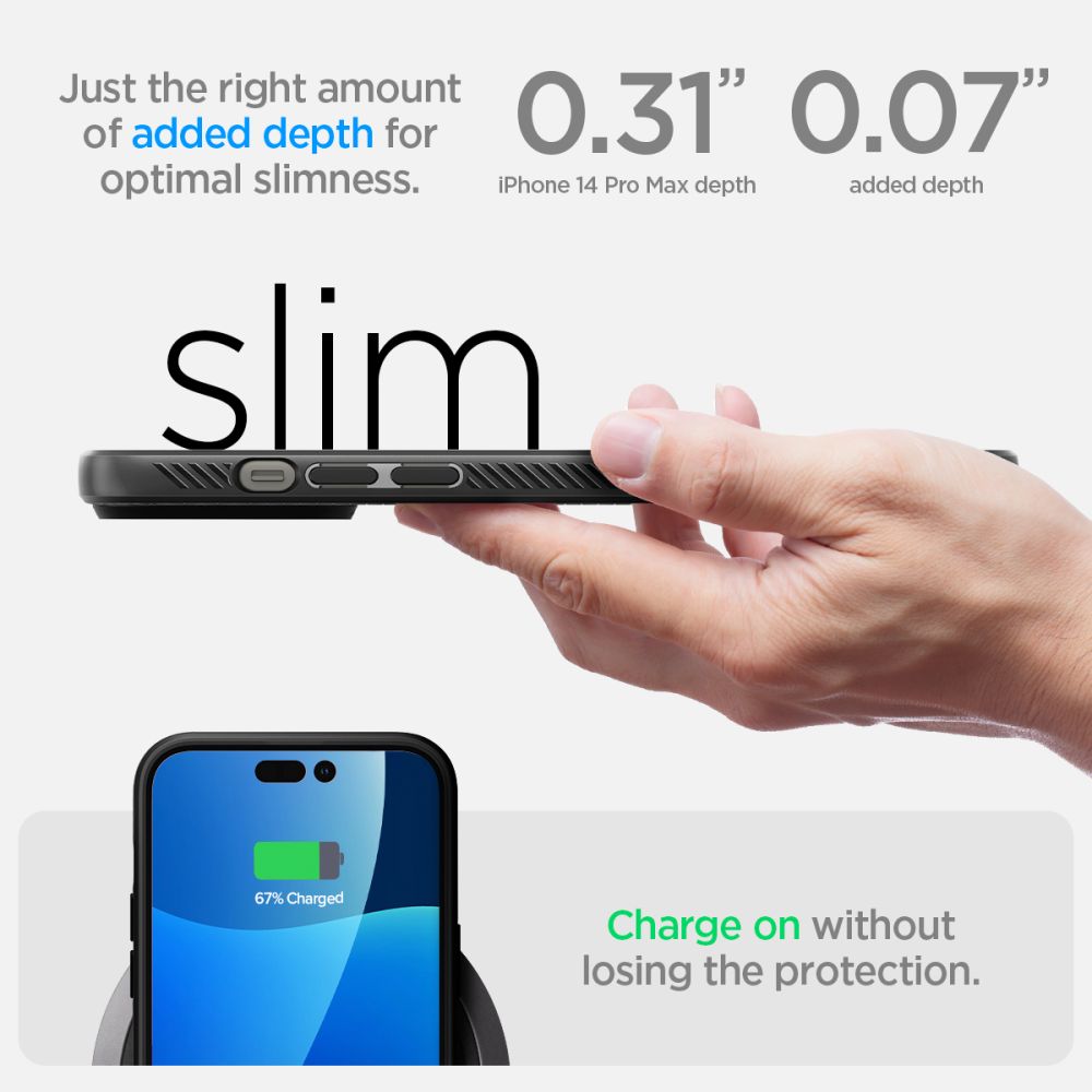 ETUI SPIGEN LIQUID AIR IPHONE 14 PRO MAX CZARNE