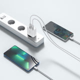 ŁADOWARKA SIECIOWA TECH-PROTECT C30W 2-PORT NETWORK CHARGER PD30W/QC3.0 BIAŁA