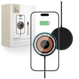 ŁADOWARKA INDUKCYJNA TECH-PROTECT QI15W-A30 MAGNETIC MAGSAFE WIRELESS CHARGER CZARNA