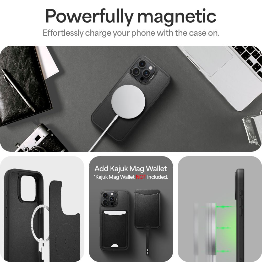 ETUI SPIGEN CYRILL KAJUK MAG MAGSAFE IPHONE 16 PRO BLACK CZARNE