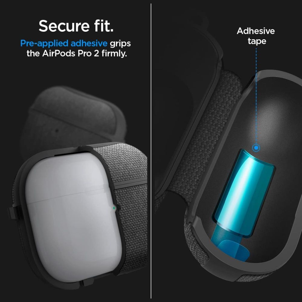 ETUI NA SŁUCHAWKI SPIGEN URBAN FIT APPLE AIRPODS PRO 1 / 2 CZARNE