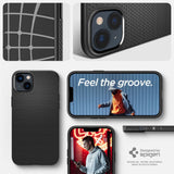 ETUI SPIGEN LIQUID AIR IPHONE 14 PLUS / 15 PLUS CZARNE