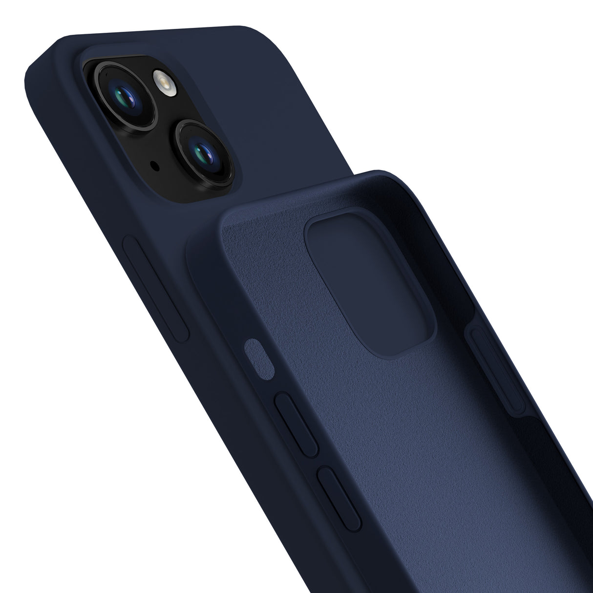 ETUI APPLE IPHONE 15 - 3MK SILICONE CASE DARK NAVY GRANATOWE