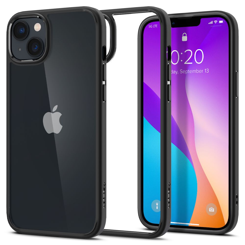 ETUI SPIGEN ULTRA HYBRID IPHONE 14 PLUS / 15 PLUS MATTE BLACK CZARNE