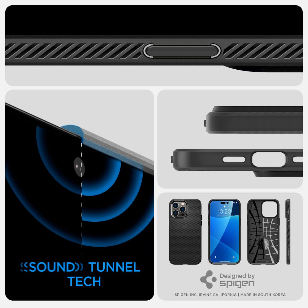 ETUI SPIGEN LIQUID AIR IPHONE 14 PRO MAX CZARNE