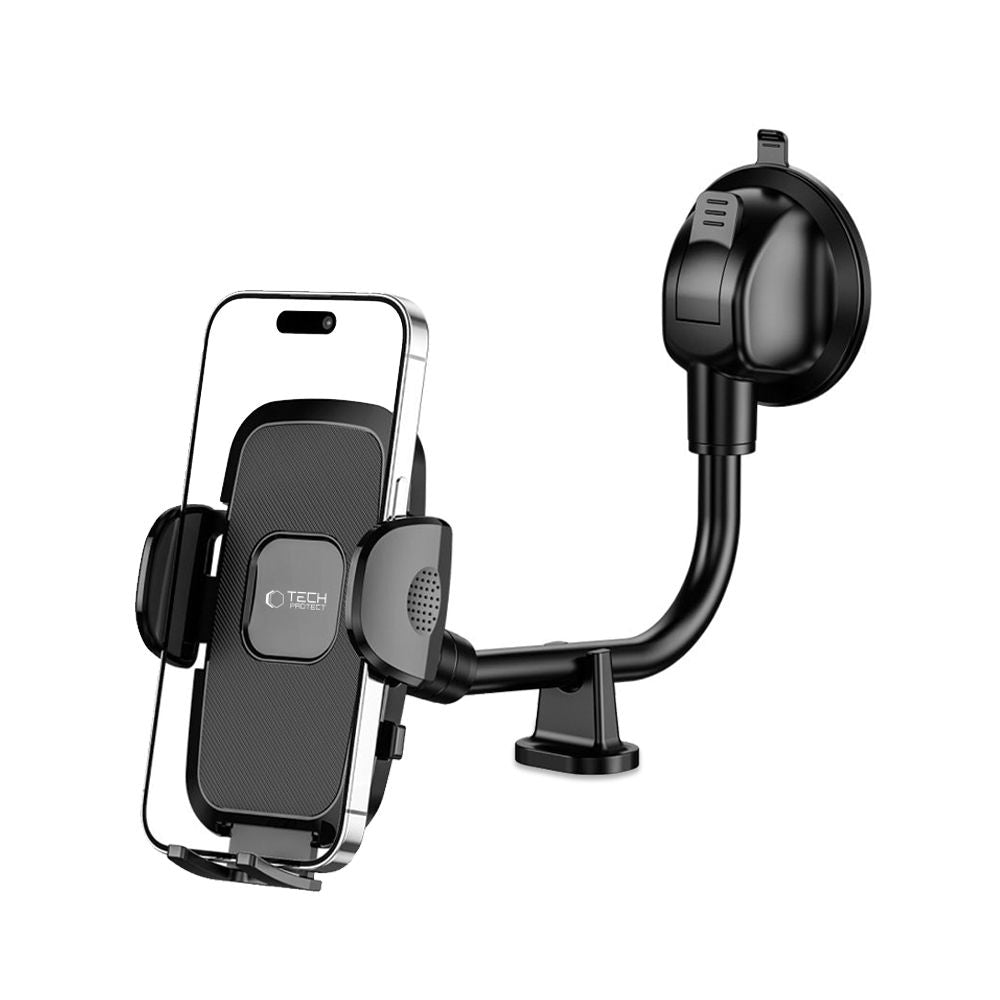 UCHWYT SAMOCHODOWY DŁUGI TECH-PROTECT V3 UNIVERSAL LONG ARM WINDSHIELD & DASHBOARD CAR MOUNT BLACK CZARNY