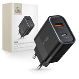 ŁADOWARKA SIECIOWA TECH-PROTECT C30W 2-PORT NETWORK CHARGER PD30W/QC3.0 CZARNA