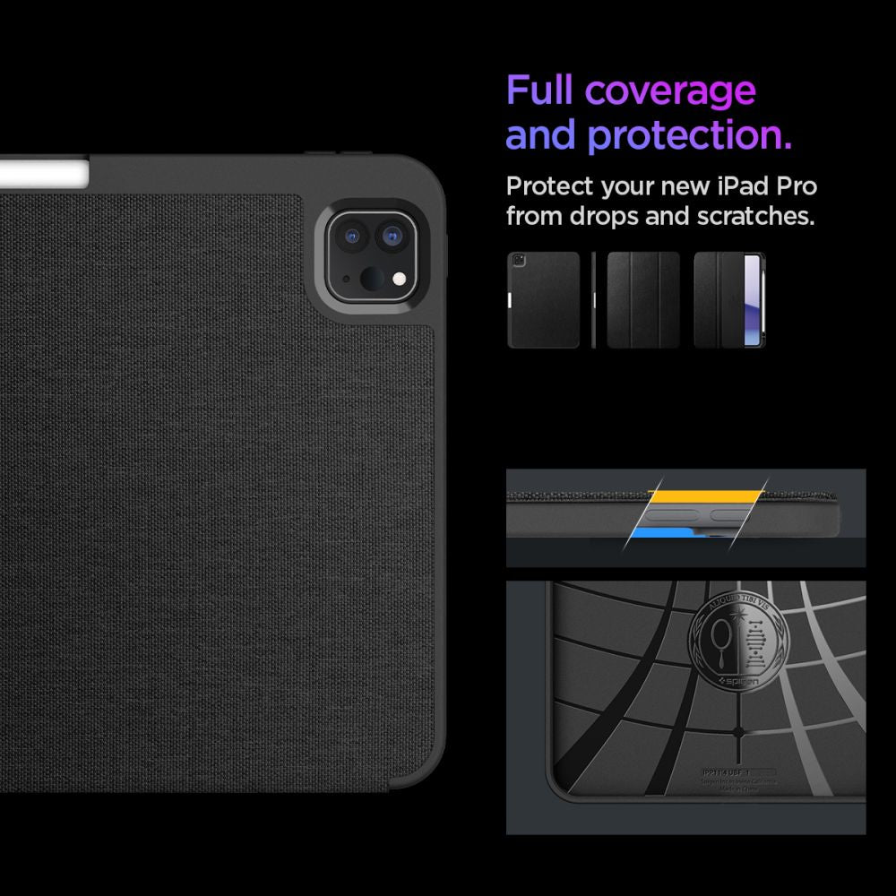 ETUI SPIGEN URBAN FIT IPAD PRO 11” 5 / 2024 CZARNE