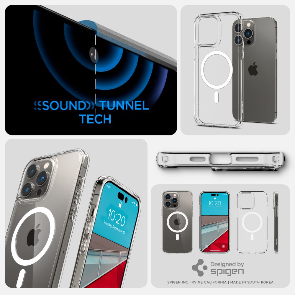ETUI SPIGEN ULTRA HYBRID MAG MAGSAFE IPHONE 14 PRO BIAŁE