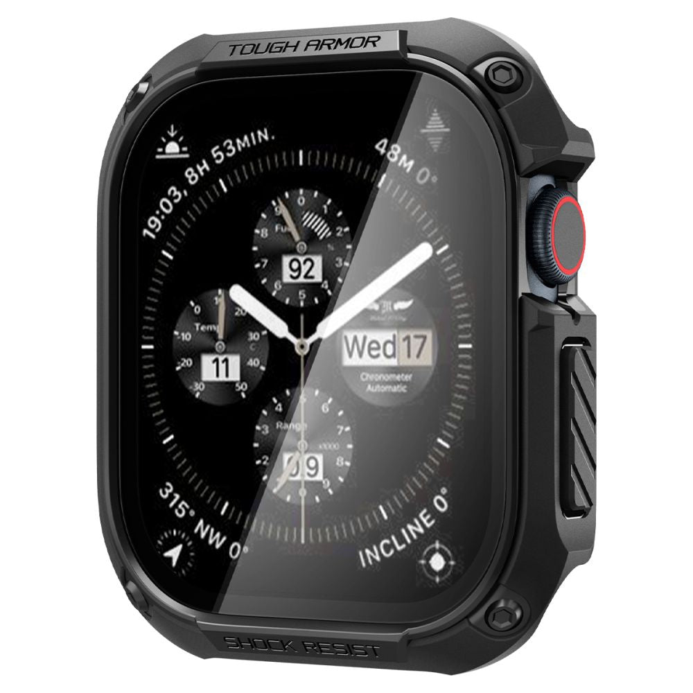 ETUI NAKŁADKA SPIGEN TOUGH ARMOR APPLE WATCH 10 (46 MM) CZARNE
