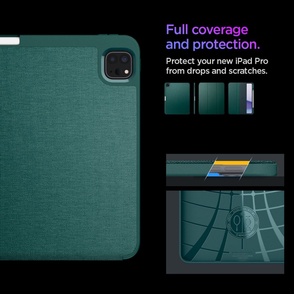 SPIGEN URBAN FIT IPAD PRO 13” 7 / 2024 MIDNIGHT GREEN