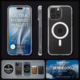 ETUI SPIGEN ULTRA HYBRID MAG MAGSAFE IPHONE 15 PRO MAX BIAŁE