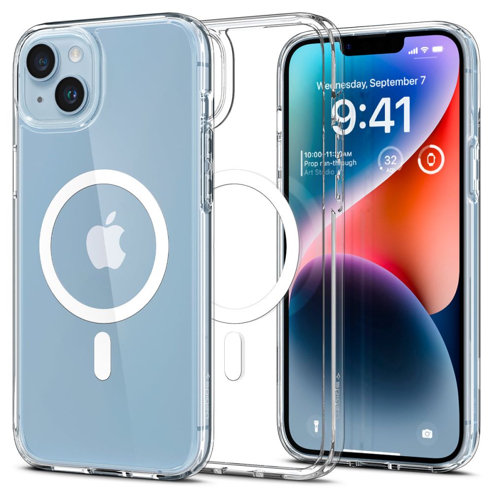 ETUI SPIGEN ULTRA HYBRID MAG MAGSAFE IPHONE 14 BIAŁE