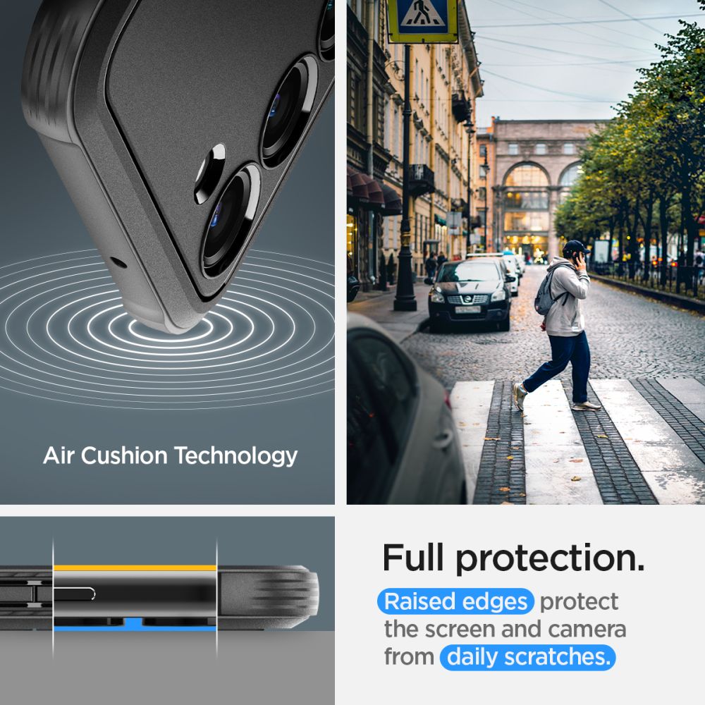 ETUI SPIGEN RUGGED ARMOR SAMSUNG GALAXY S23 CZARNE