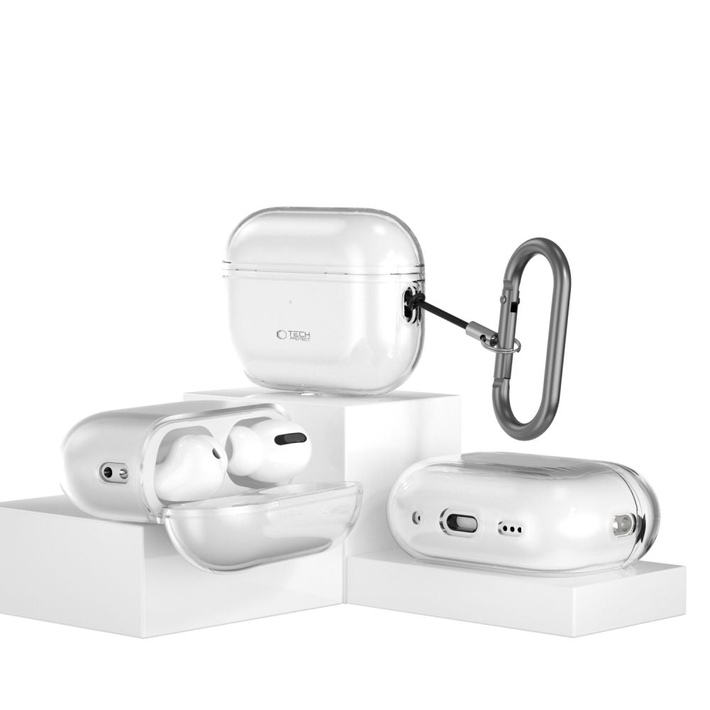 ETUI NA SŁUCHAWKI TECH-PROTECT FLEXAIR APPLE AIRPODS PRO 1 / 2 CLEAR