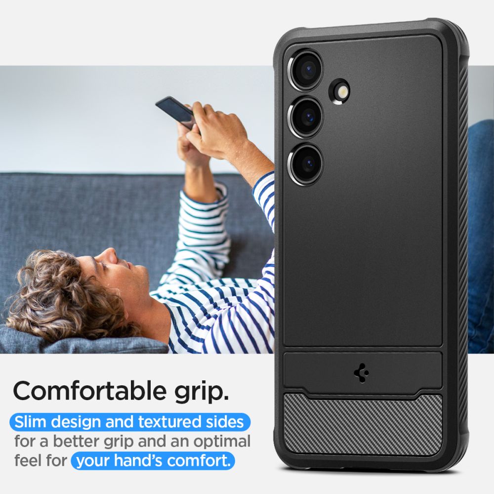 ETUI SPIGEN RUGGED ARMOR SAMSUNG GALAXY S24+ PLUS CZARNE