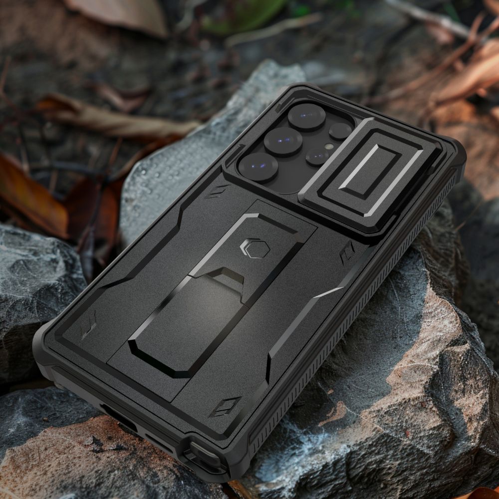 ETUI TECH-PROTECT KEVLAR CAM+ SAMSUNG GALAXY S25 ULTRA CZARNE