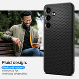 ETUI SPIGEN LIQUID AIR SAMSUNG GALAXY S24 CZARNE