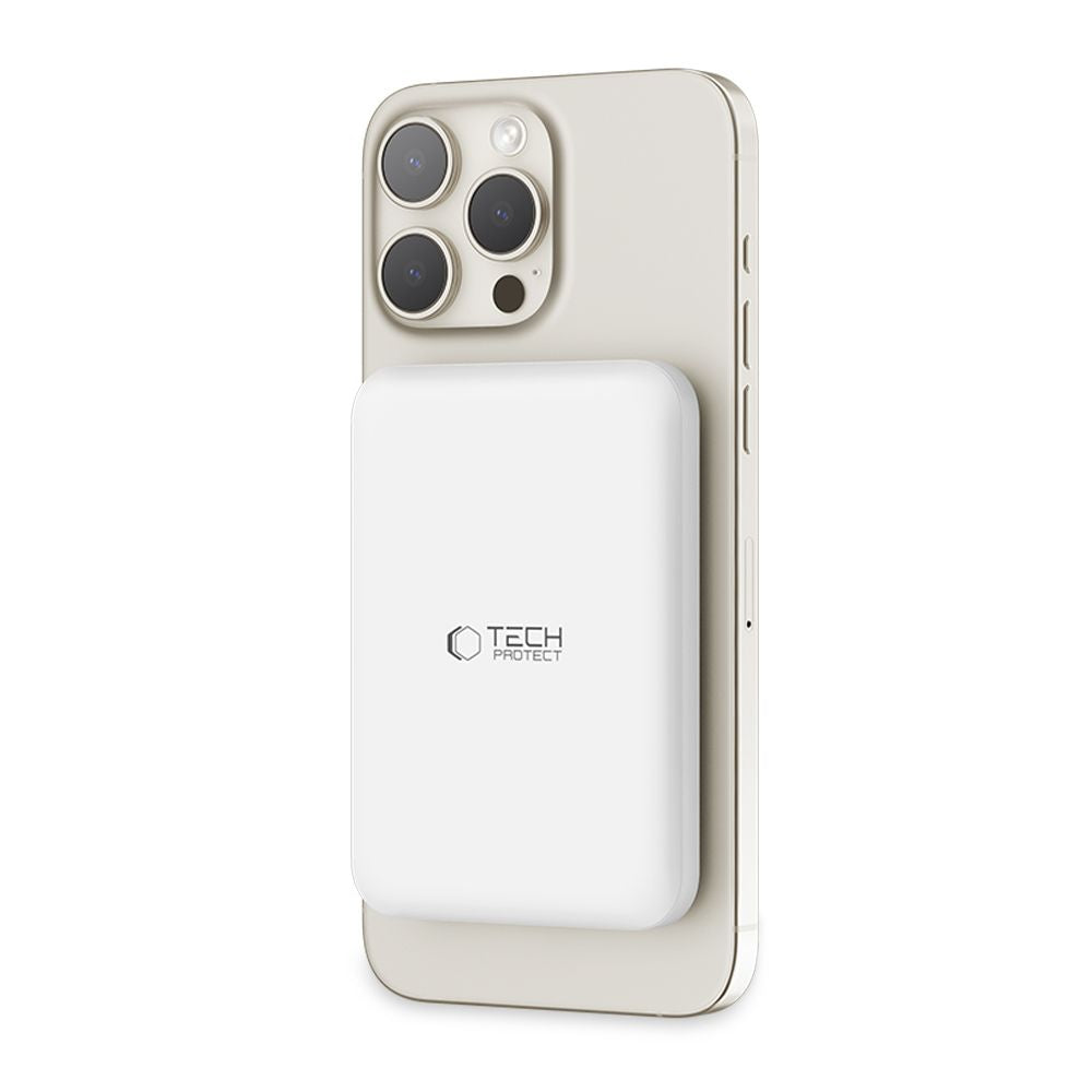 POWERBANK TECH-PROTECT PB10 LIFEMAG MAGSAFE 5000MAH BIAŁY