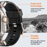 PASEK SPIGEN DURAPRO ARMOR PU APPLE WATCH 6 / 7 / 8 / 9 / 10 / SE / ULTRA 1 / 2 (44 / 45 / 46 / 49 MM) BLACK CZARNY