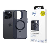 ETUI APPLE IPHONE 16 PRO - 3MK SMOKE CASE MAG&STAND