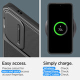 ETUI SPIGEN OPTIK ARMOR SAMSUNG GALAXY S24 BLACK CZARNE