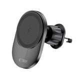 UCHWYT SAMOCHODOWY NA KRATKĘ, KOKPIT I SZYBĘ Z ŁADOWANIEM INDUKCYJNYM TECH-PROTECT MM15W-V1 MAGNETIC MAGSAFE 15W CZARNY