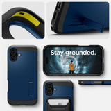 ETUI SPIGEN TOUGH ARMOR MAG MAGSAFE IPHONE 16 NAVY BLUE NIEBIESKIE