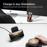 ŁADOWARKA INDUKCYJNA SPIGEN PF2102 ARCFIELD WIRELESS CHARGER 15W BLACK CZARNA