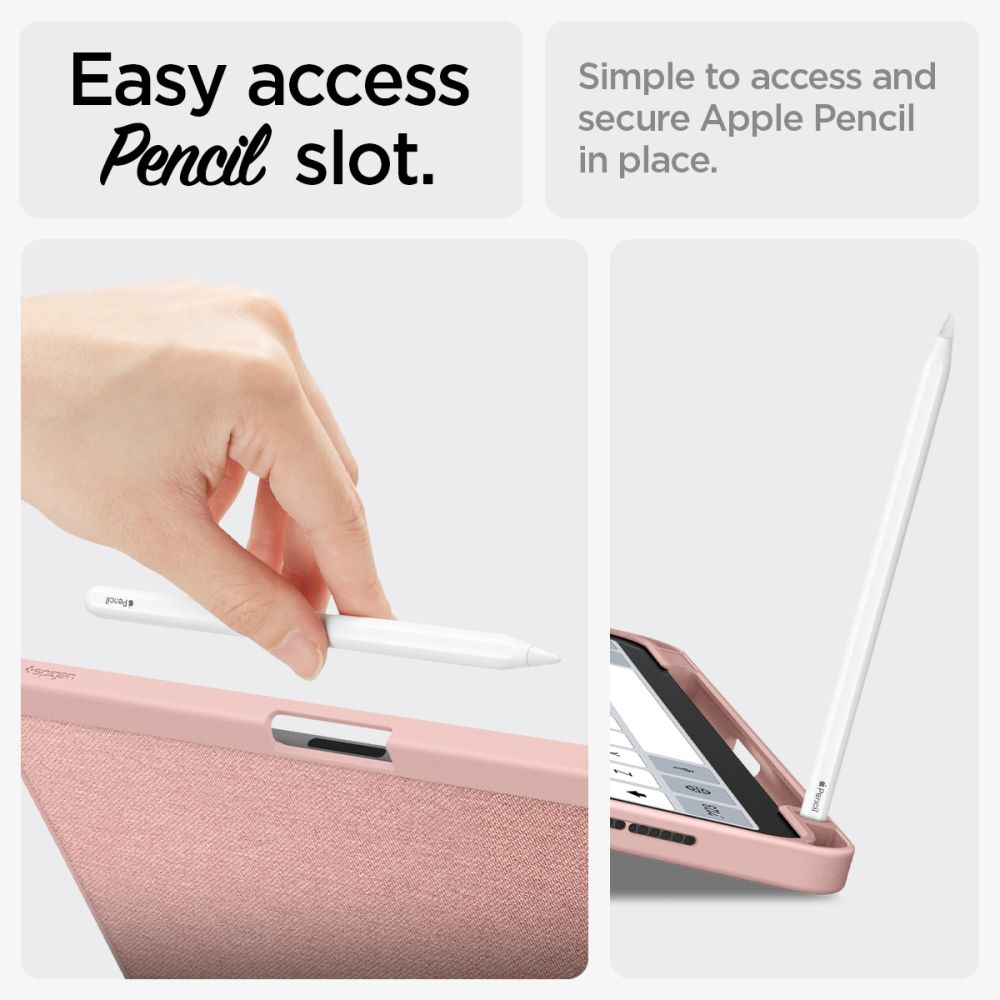 ETUI SPIGEN URBAN FIT IPAD AIR 10.9” 4 / 5 / 2020-2022 / 11” 6 / 7 / 2024-2025 RÓŻOWO ZŁOTE