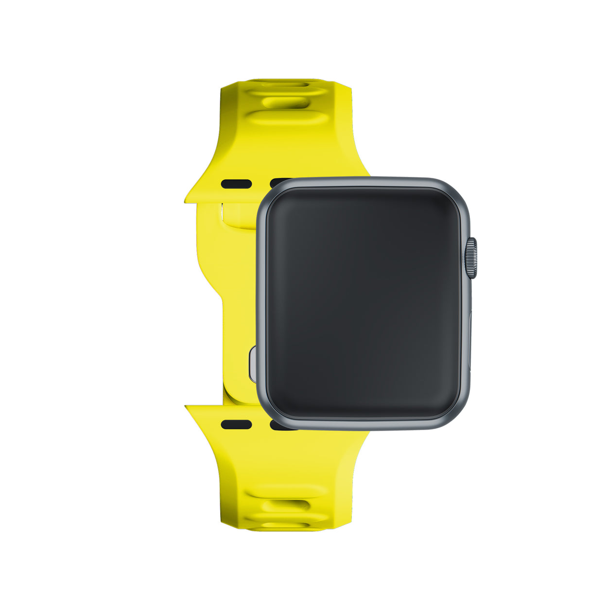 PASEK SILIKONOWY 42/44/45/46/49 MM 3MK SILICONE WATCH STRAP FOR APPLE ŻÓŁTY