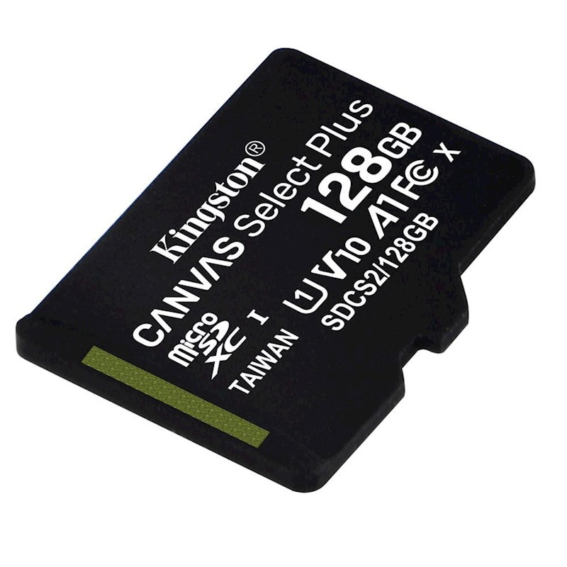 KINGSTON KARTA PAMIĘCI 128GB MICROSDHC CANVAS SELECT PLUS KL. 10 UHS-I 100 MB/S
