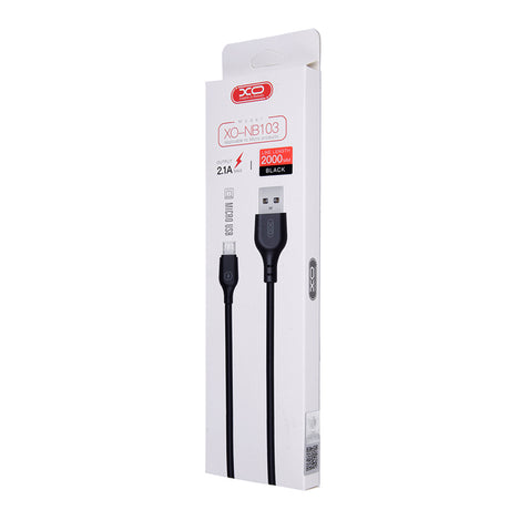 XO KABEL NB103 USB - MICRO USB 2,0 M 2,1A CZARNY