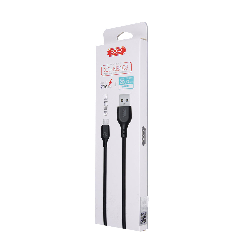 XO KABEL NB103 USB - MICRO USB 2,0 M 2,1A BIAŁY