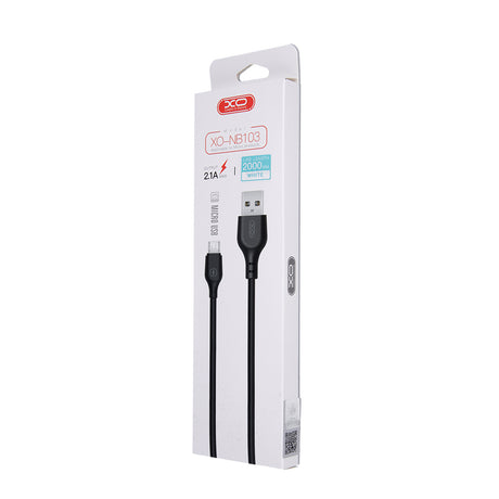 XO KABEL NB103 USB - MICRO USB 2,0 M 2,1A BIAŁY