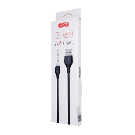 XO KABEL NB103 USB - USB-C 1,0 M 2,1A CZARNY
