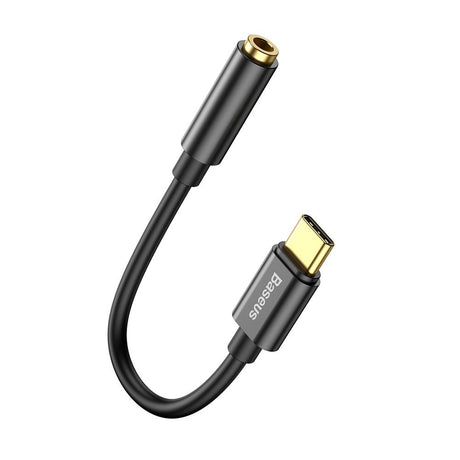 BASEUS ADAPTER L54 USB-C DO JACK 3,5 MM CZARNY