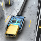 BASEUS ADAPTER L54 USB-C DO JACK 3,5 MM CZARNY