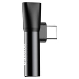 BASEUS ADAPTER L41 USB-C DO USB-C - JACK 3,5 MM CZARNY