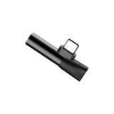 BASEUS ADAPTER L41 USB-C DO USB-C - JACK 3,5 MM CZARNY