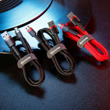 BASEUS KABEL CAFULE USB - MICRO USB 2,0 M 1,5A SZARO-CZARNY