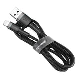BASEUS KABEL CAFULE USB - LIGHTNING 3,0 M 1,5A SZARO-CZARNY