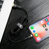 BASEUS KABEL CAFULE USB - LIGHTNING 3,0 M 1,5A ZŁOTO-CZARNY