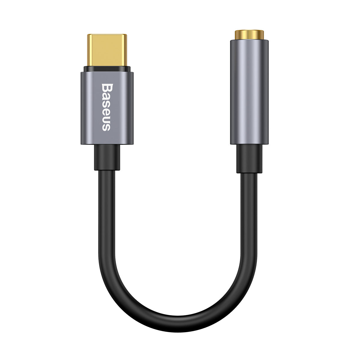 BASEUS ADAPTER L54 USB-C DO JACK 3,5 MM CIEMNO-SZARY
