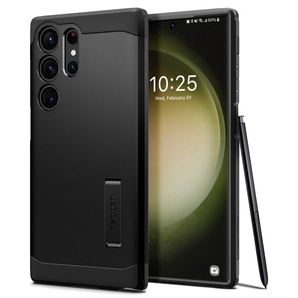 ETUI SPIGEN TOUGH ARMOR SAMSUNG GALAXY S23 ULTRA BLACK CZARNE