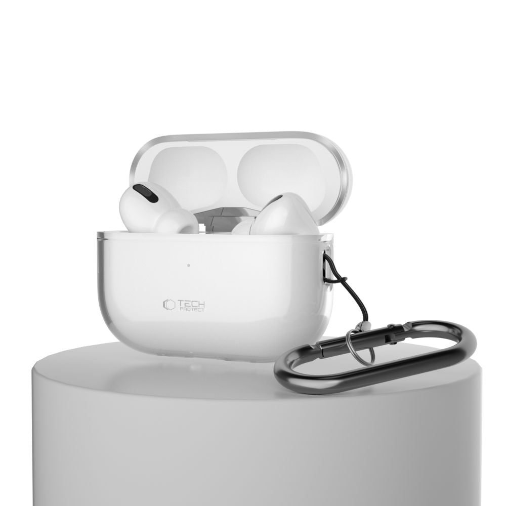 ETUI NA SŁUCHAWKI TECH-PROTECT FLEXAIR APPLE AIRPODS PRO 1 / 2 CLEAR
