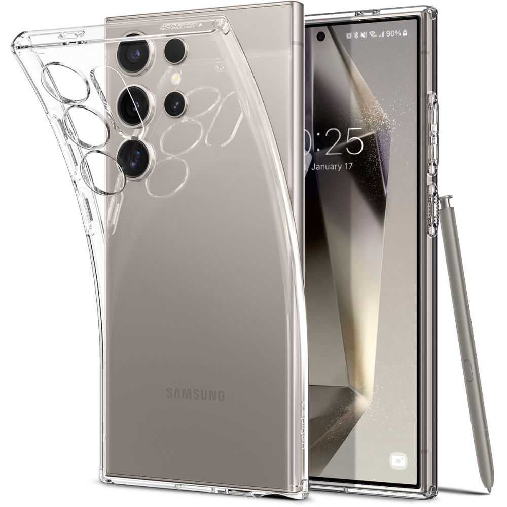 ETUI SPIGEN LIQUID CRYSTAL SAMSUNG GALAXY S24 ULTRA TRANSPARETNE