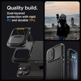 ETUI SPIGEN OPTIK ARMOR MAG MAGSAFE IPHONE 15 PRO BLACK CZARNE